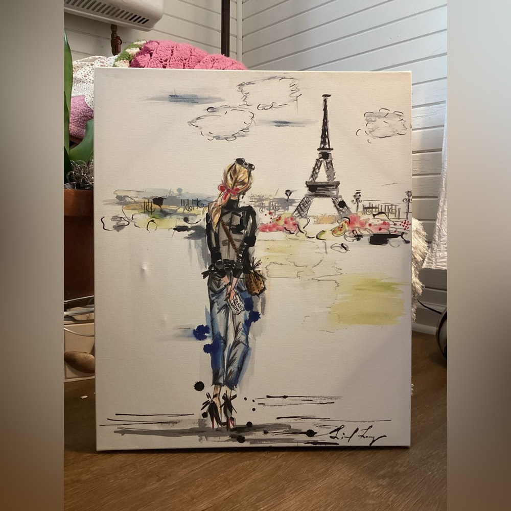 Colleen Karis “Paris is Always a Good Idea” Canvas Art